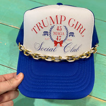 Trump Girl Trucker Hat, Blue