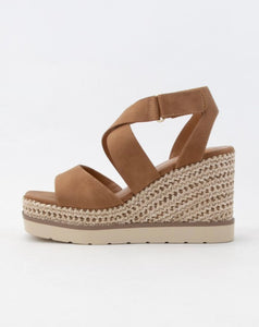 Cross Wedge Sandals